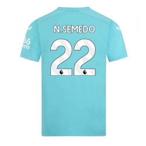 Dres Wolves Nelson Semedo #22 Rezervni 2023-24 Kratak Rukav